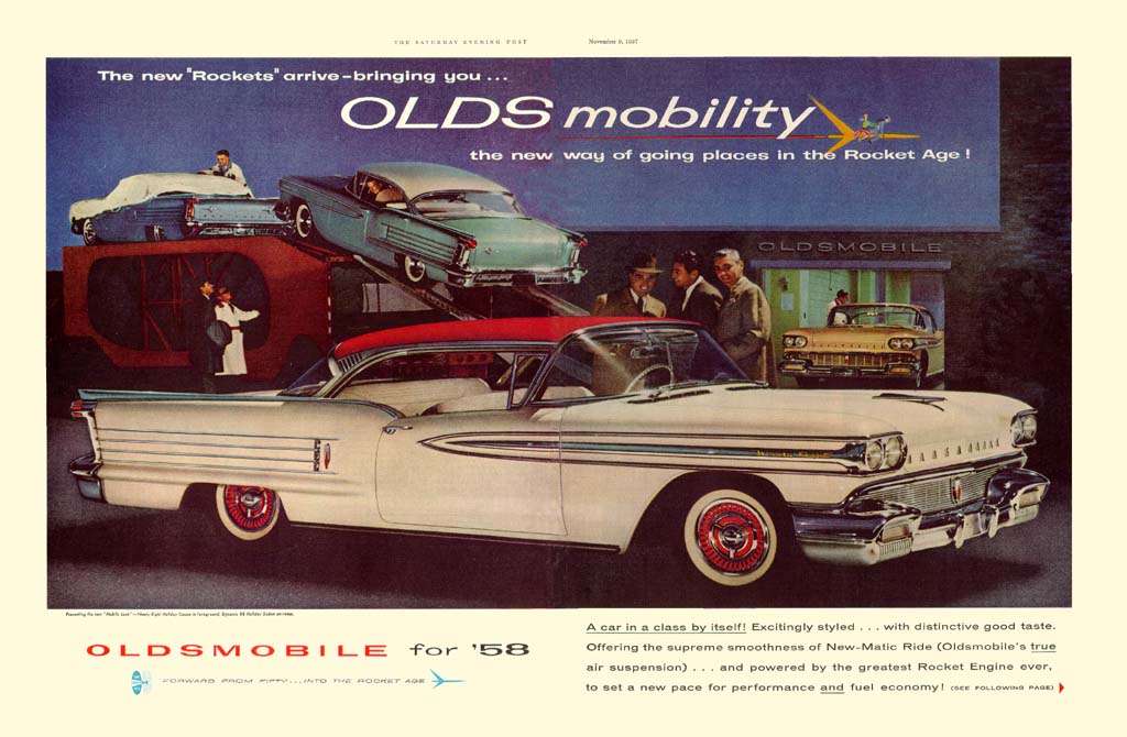1958 Oldsmobile Auto Advertising